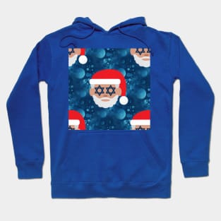 hanukkah christmukkah santa claus emoji Hoodie